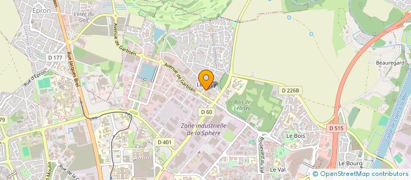 localisation de l'entreprise COPRO LE HAMEAU DE LEBISEY 3  HEROUVILLE-SAINT-CLAIR