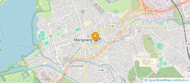 localisation de l'entreprise COPRO LE LAMARTINE à MARIGNANE