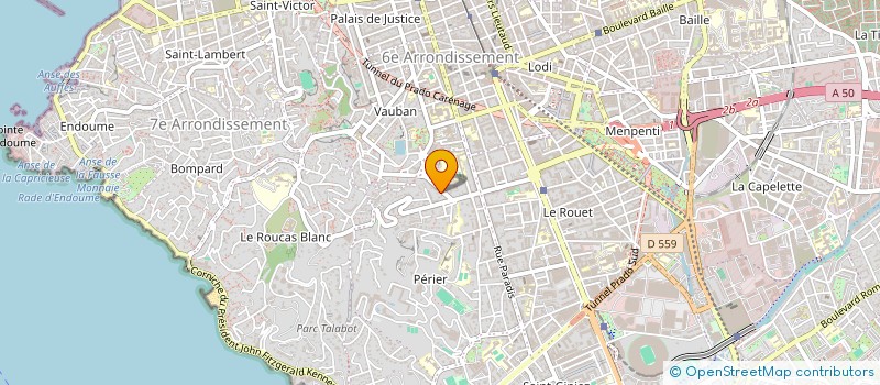 localisation de l'entreprise COPRO LE LAVANDOU à MARSEILLE