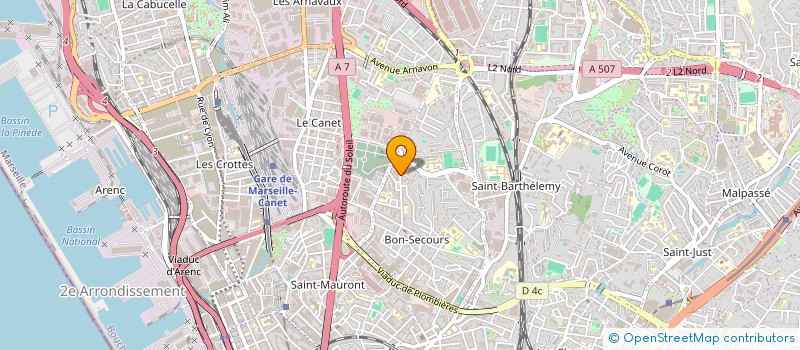 localisation de l'entreprise COPRO LE MAIL à MARSEILLE 14