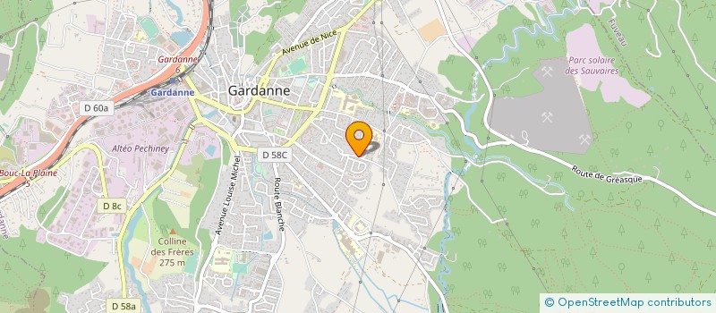 localisation de l'entreprise COPRO LE MANET à GARDANNE