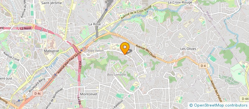 localisation de l'entreprise COPRO LE MASSIF DES ROSES à MARSEILLE