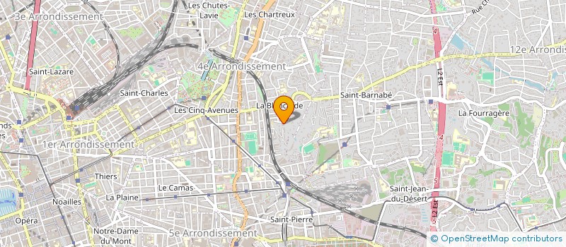 localisation de l'entreprise COPRO LE MEDICIS à MARSEILLE