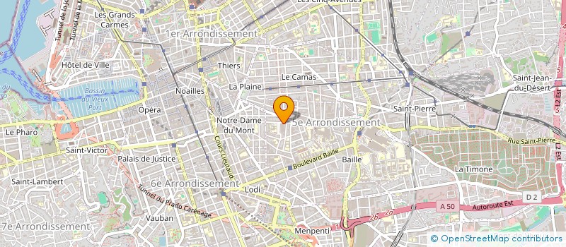 localisation de l'entreprise COPRO LE MERENTIE à MARSEILLE