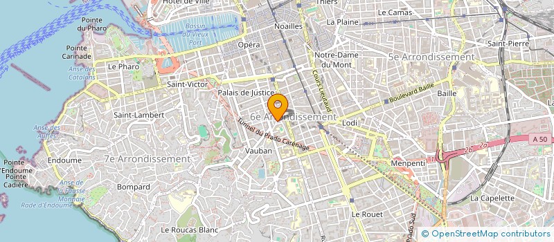 localisation de l'entreprise COPRO LE MONTEVIDEO à MARSEILLE