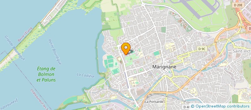 localisation de l'entreprise COPRO LE NEPTUNE  MARIGNANE