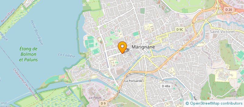 localisation de l'entreprise COPRO LE PARC SAINT GEORGES  MARIGNANE
