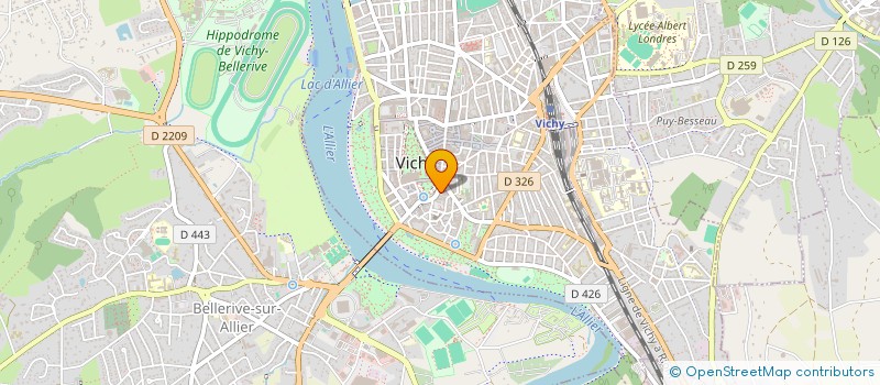 localisation de l'entreprise COPRO LE REGENT  VICHY