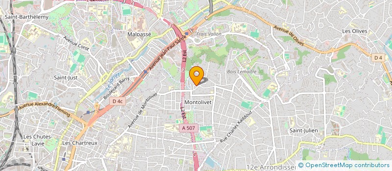 localisation de l'entreprise COPRO LE RONSARD à MARSEILLE