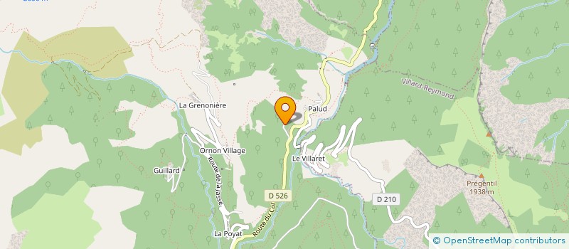 localisation de l'entreprise COPRO LE ST LAURENT  LE BOURG D'OISANS