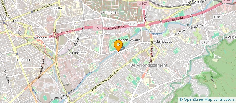 localisation de l'entreprise COPRO LE TRIDENT à MARSEILLE 10EME