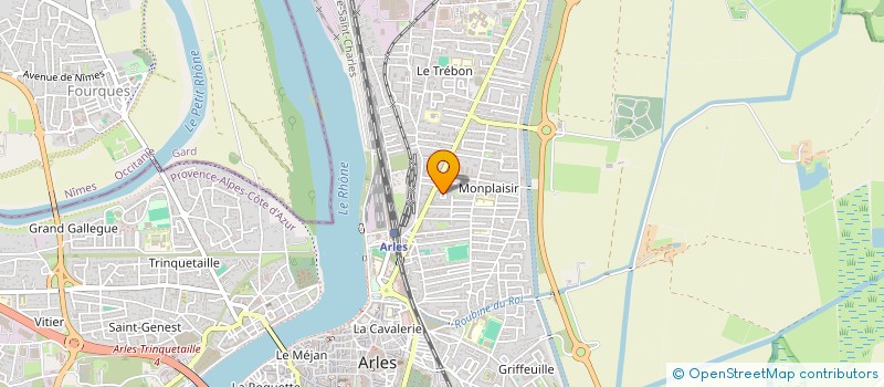 localisation de l'entreprise COPRO LE VAN GOGH  ARLES