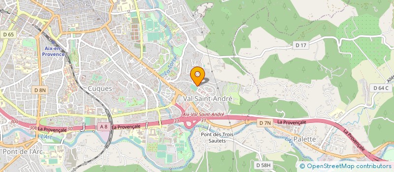 localisation de l'entreprise COPRO LES 3 MAGES à AIX EN PROVENCE