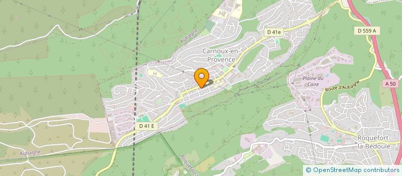localisation de l'entreprise COPRO LES AVIATEURS à CARNOUX-EN-PROVENCE