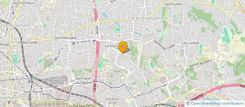 localisation de l'entreprise COPRO LES BORROMEES à MARSEILLE