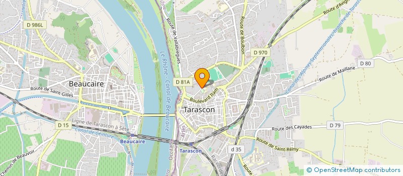 localisation de l'entreprise COPRO LES BRUYERES  TARASCON