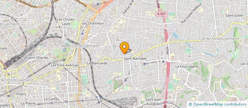 localisation de l'entreprise COPRO LES CEDRES à MARSEILLE