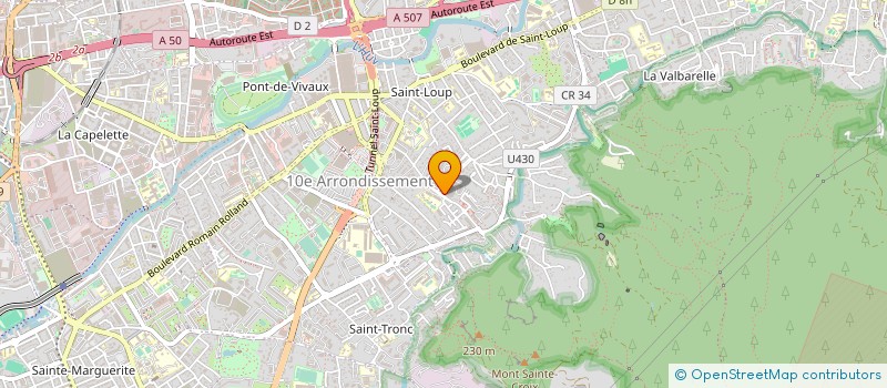 localisation de l'entreprise COPRO LES CERISIERS à MARSEILLE