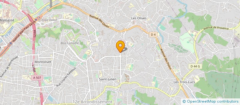 localisation de l'entreprise COPRO LES ERABLES à MARSEILLE
