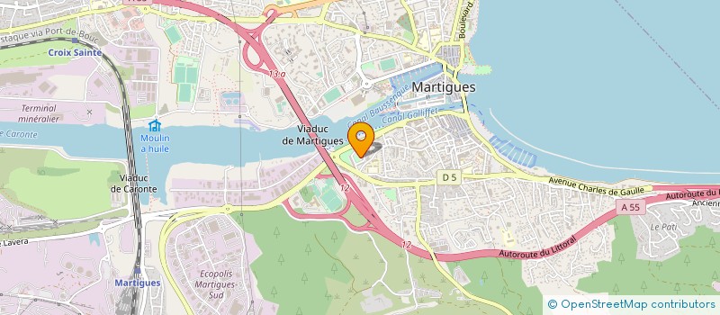 localisation de l'entreprise COPRO LES FOULETTES  MARTIGUES