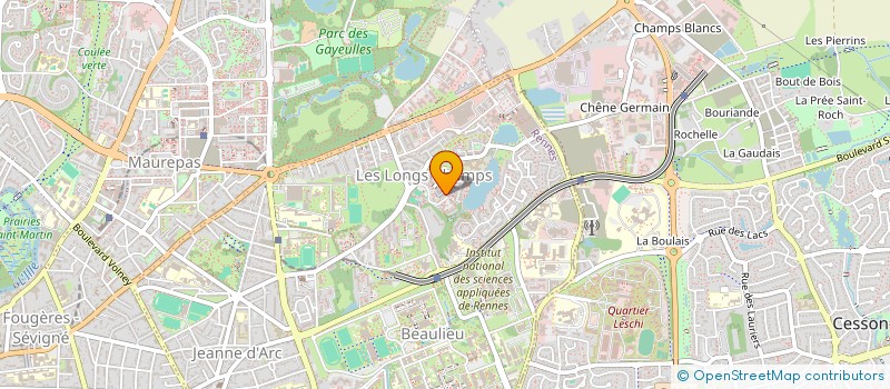 localisation de l'entreprise COPRO LES GLENANS 5 O 6 SQ PEDRO FLORES  RENNES