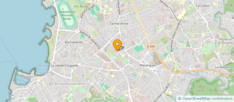 localisation de l'entreprise COPRO LES HAUTS DE SAINTE ANNE à MARSEILLE