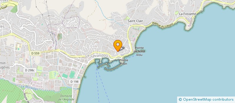 localisation de l'entreprise COPRO LES HAUTS DE THALASSA à LE LAVANDOU