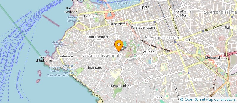 localisation de l'entreprise COPRO LES HORIZONS CLAIRS  MARSEILLE