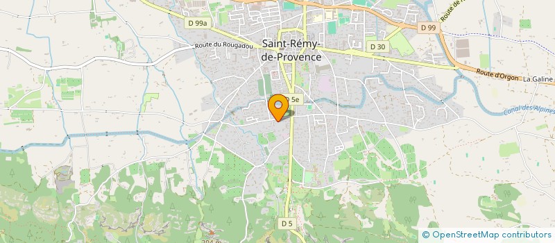 localisation de l'entreprise COPRO LES JARDINS DE FONTANILLEE AV J DARBAUD 13210 ST REMY DE PROVENCE  SAINT-REMY-DE-PROVENCE