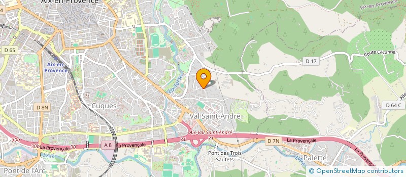 localisation de l'entreprise COPRO LES JAS REPRESENTE à AIX-EN-PROVENCE