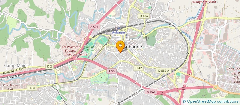 localisation de l'entreprise COPRO LES MAGNOLIAS à AUBAGNE