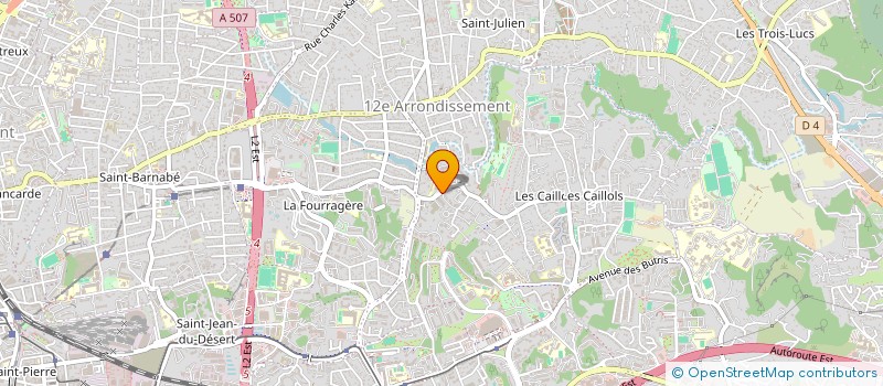 localisation de l'entreprise COPRO LES MYOSOTIS à MARSEILLE