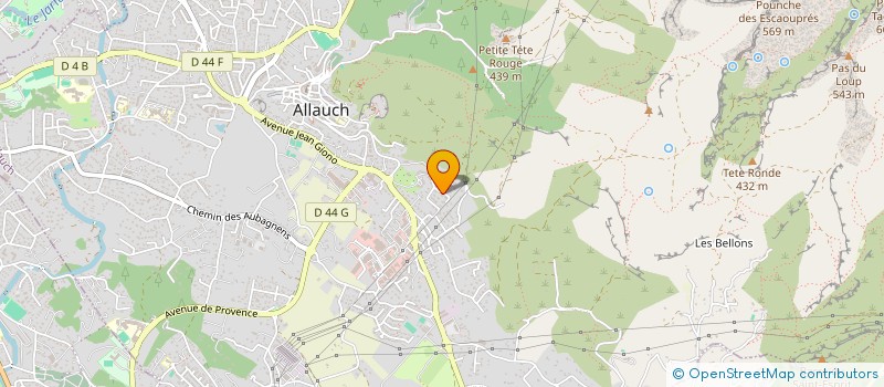 localisation de l'entreprise COPRO LES ROMARINS REP PAR CABINET THINOT à ALLAUCH