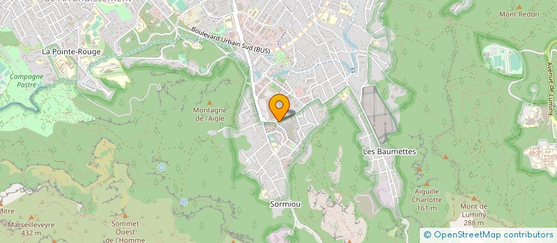localisation de l'entreprise COPRO LES TERRASSES DE SORMIOU à MARSEILLE