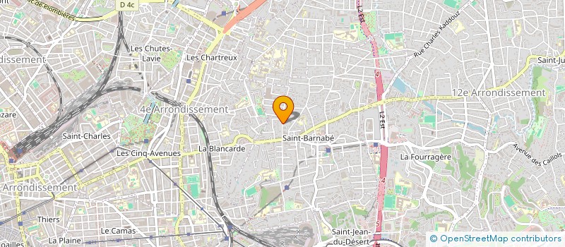 localisation de l'entreprise COPRO LES TILLEULS à MARSEILLE