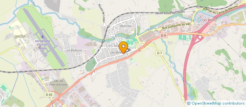 localisation de l'entreprise COPRO LES TILLEULS à AIX-EN-PROVENCE
