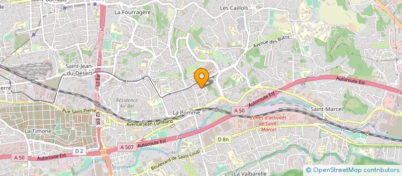 localisation de l'entreprise COPRO LES TOURNESOLS à MARSEILLE