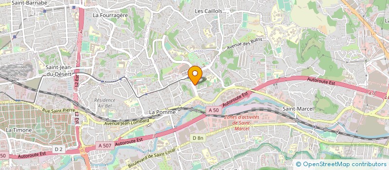 localisation de l'entreprise COPRO LOU TAMBOURINAIRE à MARSEILLE