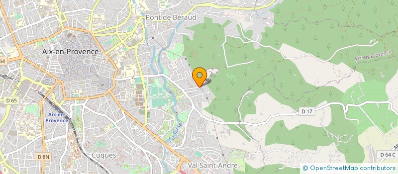 localisation de l'entreprise COPRO MANOIR DE LA CALADE à AIX-EN-PROVENCE