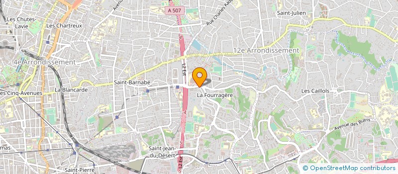 localisation de l'entreprise COPRO MARIE CHRISTINE à MARSEILLE