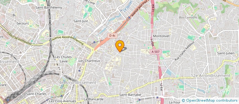 localisation de l'entreprise COPRO MARIE HOLLANDE à MARSEILLE