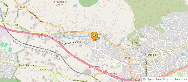 localisation de l'entreprise COPRO MONTCALM 69 à HYERES