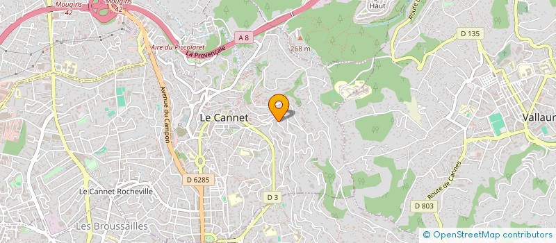localisation de l'entreprise COPRO MONTOLIVET à LE CANNET