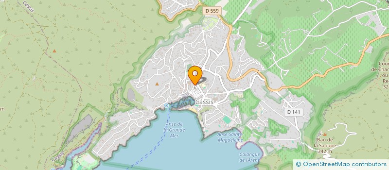 localisation de l'entreprise COPRO NEPTUNE  CASSIS