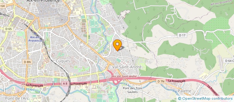 localisation de l'entreprise COPRO NYMPHEE à AIX-EN-PROVENCE