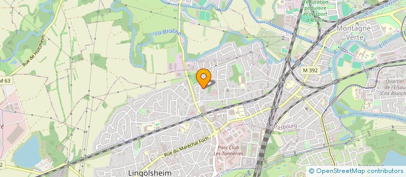 localisation de l'entreprise COPRO ORION  LINGOLSHEIM