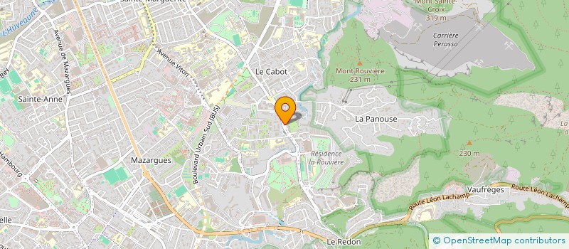 localisation de l'entreprise COPRO PARC DES CEDRES BD REDON à MARSEILLE