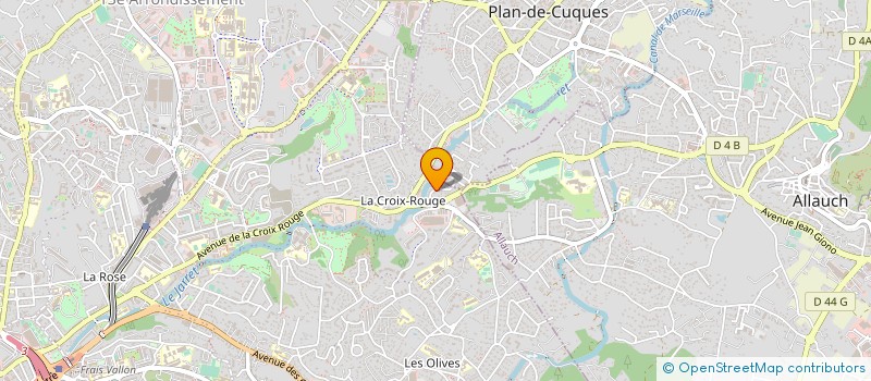 localisation de l'entreprise COPRO PARC DES ROSES à MARSEILLE 13