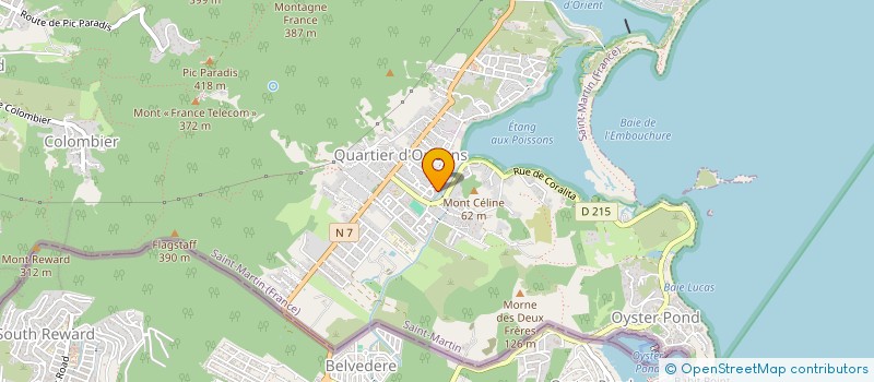 localisation de l'entreprise COPRO PARTNER SXM  SAINT MARTIN