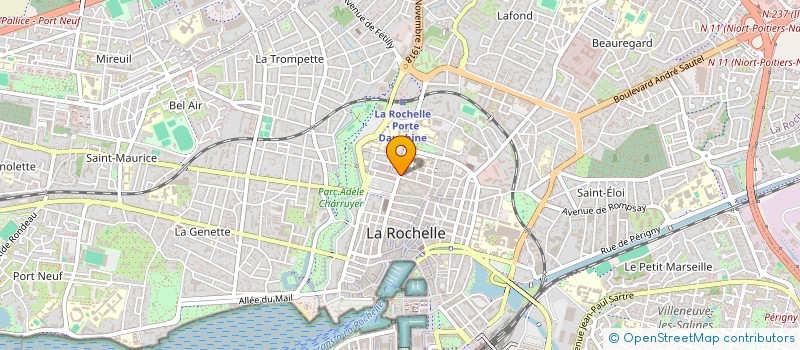 localisation de l'entreprise COPRO RES 4 RUE ALBERT 1ER  LA ROCHELLE